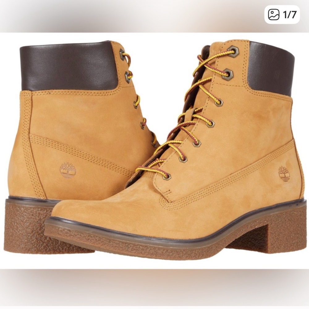 Timberland Brinda 6" Lace-Up Nubuck
Leather Boots